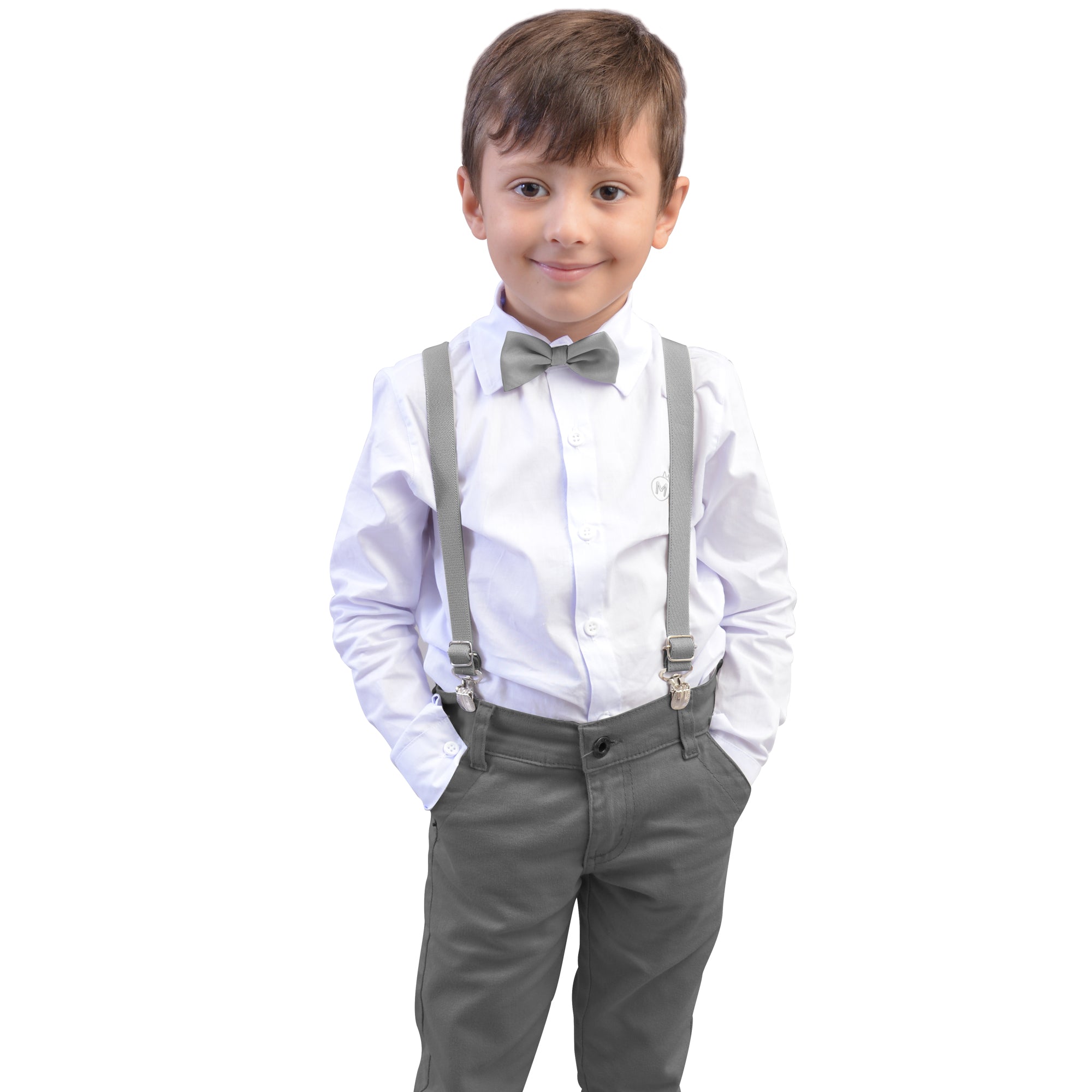 Conjunto Social 4 peças Chumbo 1 ao 16 anos