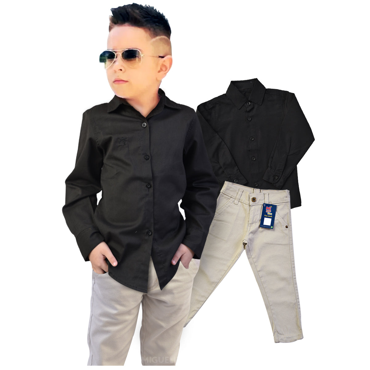 Calça e Camisa Manga longa  Várias Cores P ao 16 anos