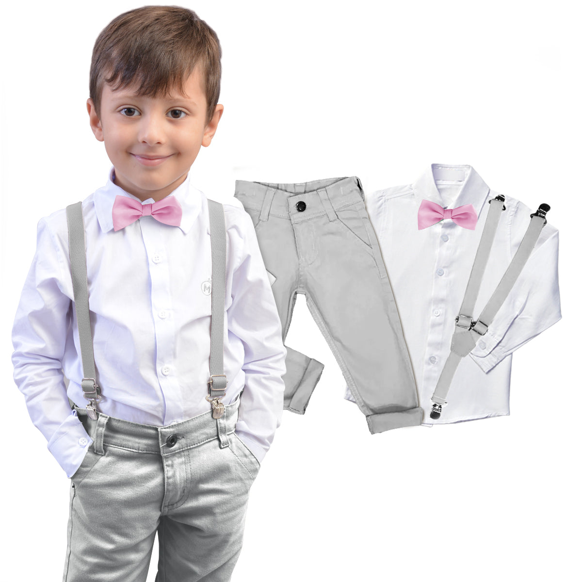 Pajem carregando alianças no casamento