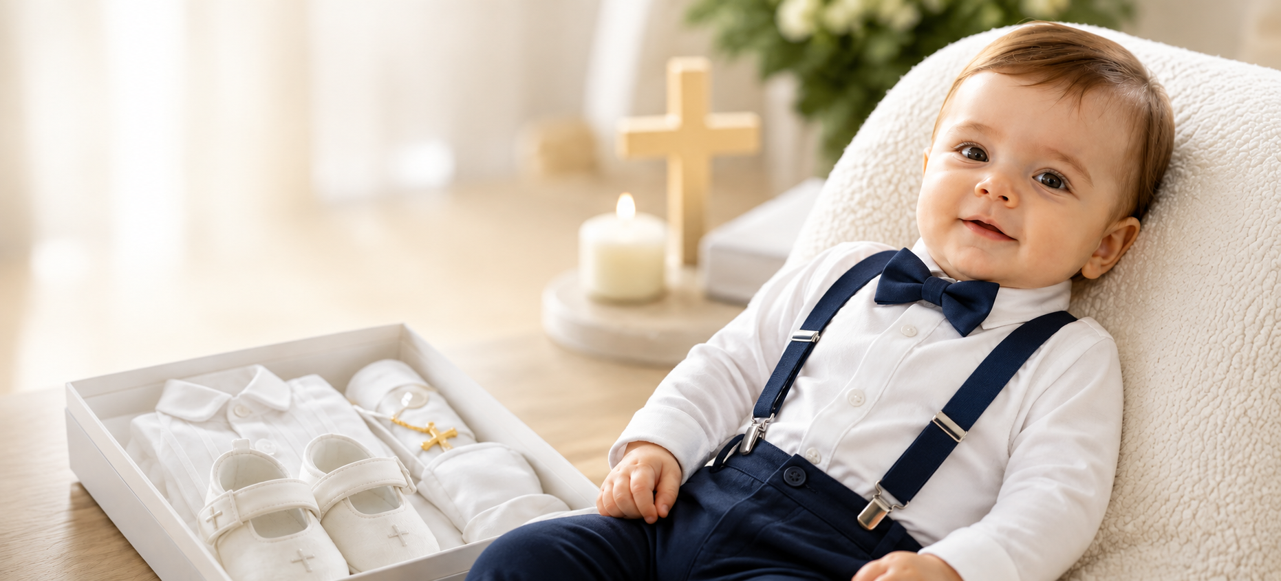 Conjunto completo para batizado de menino: como escolher