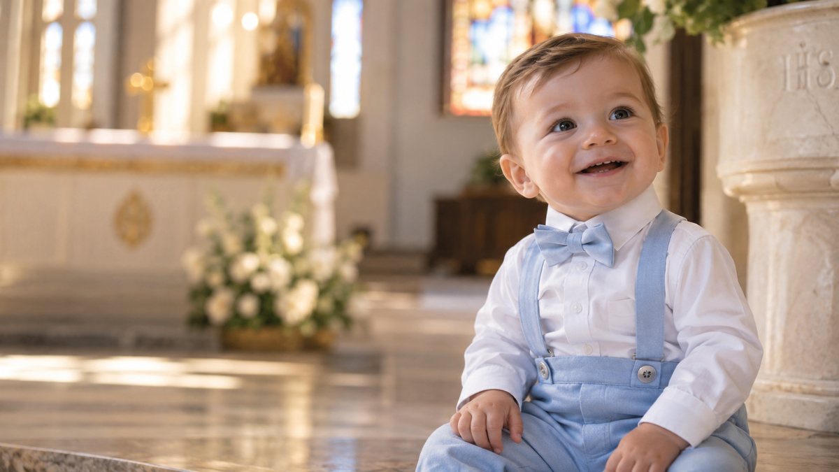 Roupa de Batizado para Menino: Precisa ser tudo branco?