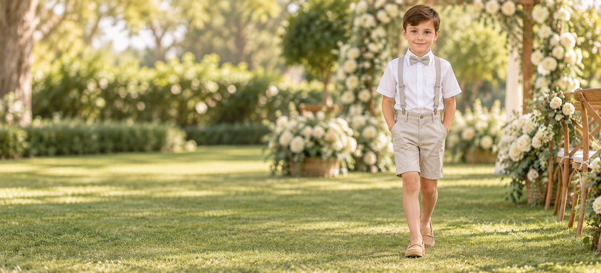 Pajem com Calça ou Bermuda: Qual Escolher para Cada Tipo de Casamento?