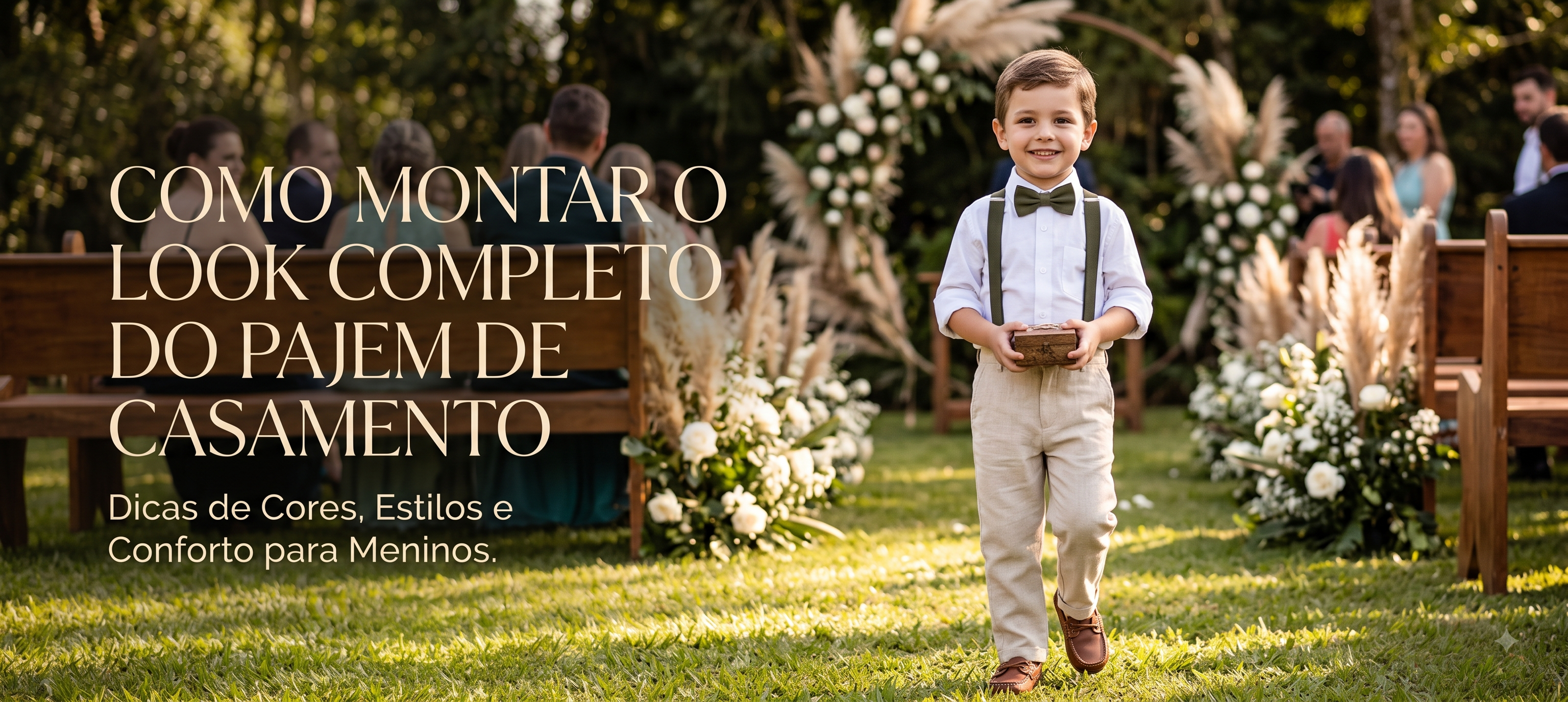 Como Montar o Look Completo do Pajem: Camisa, Calça, Suspensório, Gravata e Sapato