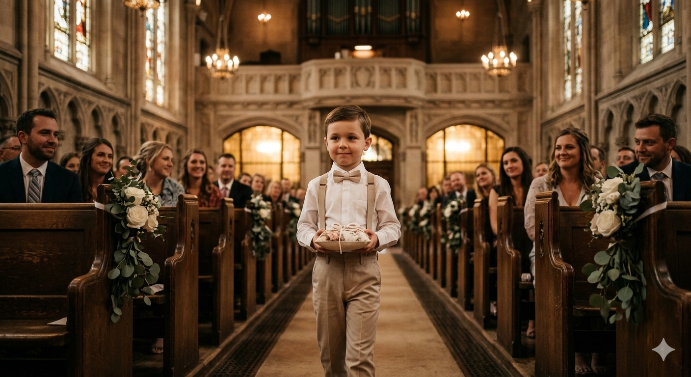 Pajem de Casamento: a importância desse pequeno protagonista na cerimônia