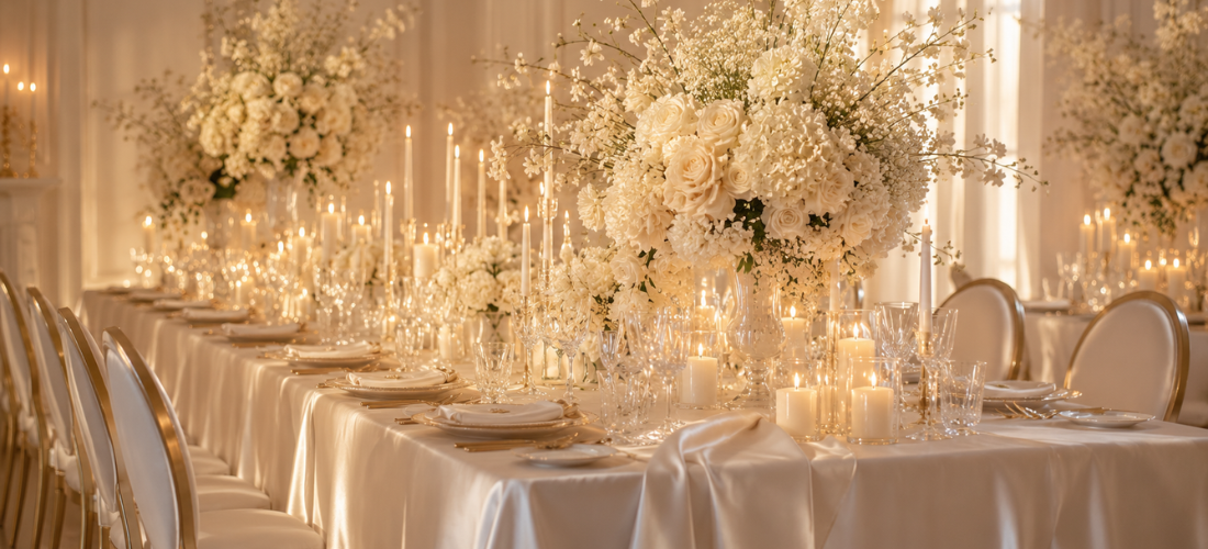 Casamento Branco: a elegância atemporal que inspira histórias inesquecíveis