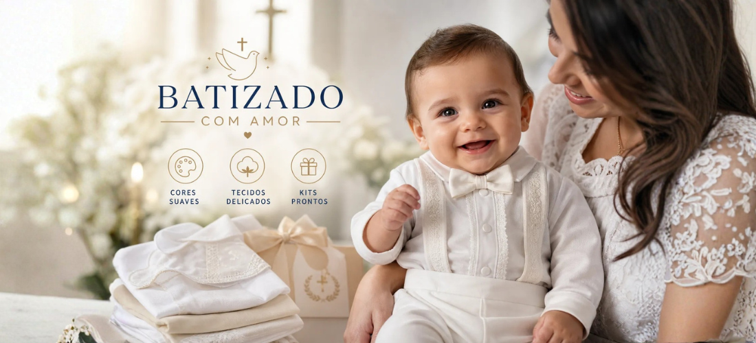 Look de batizado para bebê: cores, tecidos e kits prontos