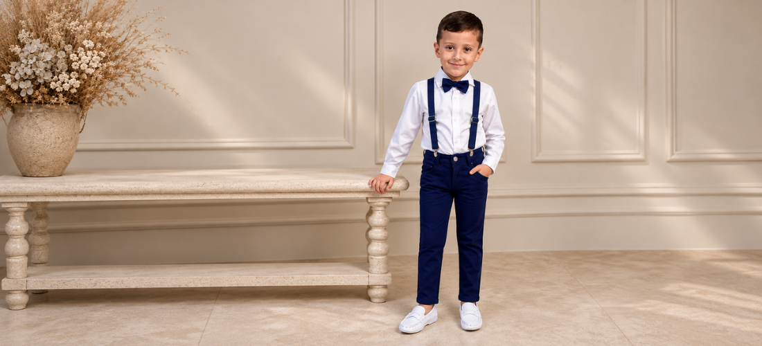 Conjunto Pajem Azul-Marinho: O Clássico Impecável para Casamentos Tradicionais e Noturnos
