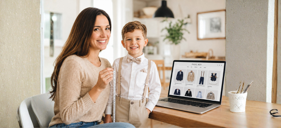 Como comprar roupa de pajem online sem errar o tamanho e o estilo?