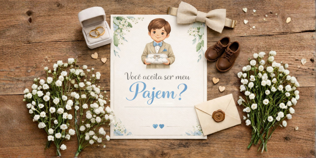 Pajem de Casamento: Como Fazer o Convite, Funções na Cerimônia e Ideias Criativas