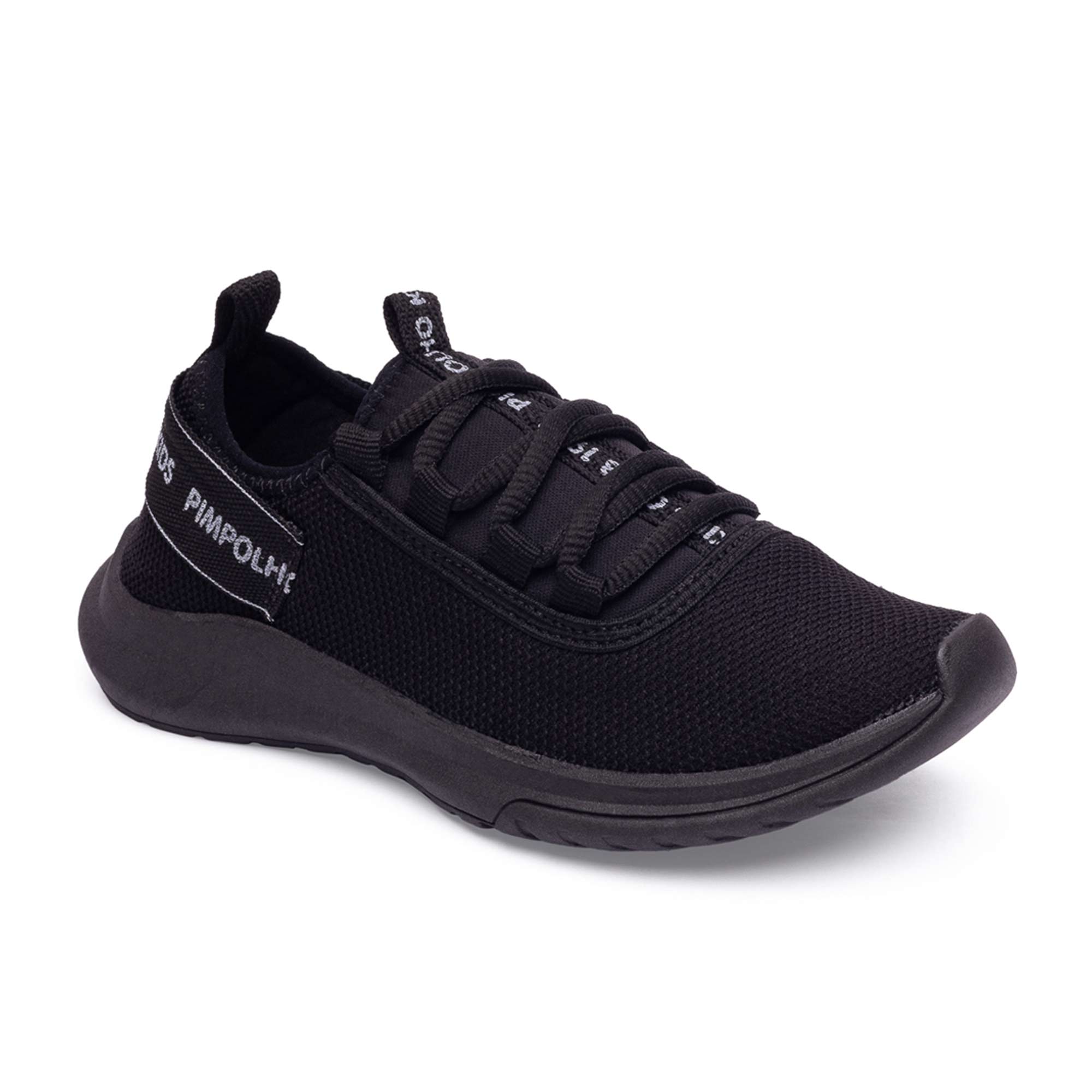 Tenis Preto com Cadarço Pimpolho