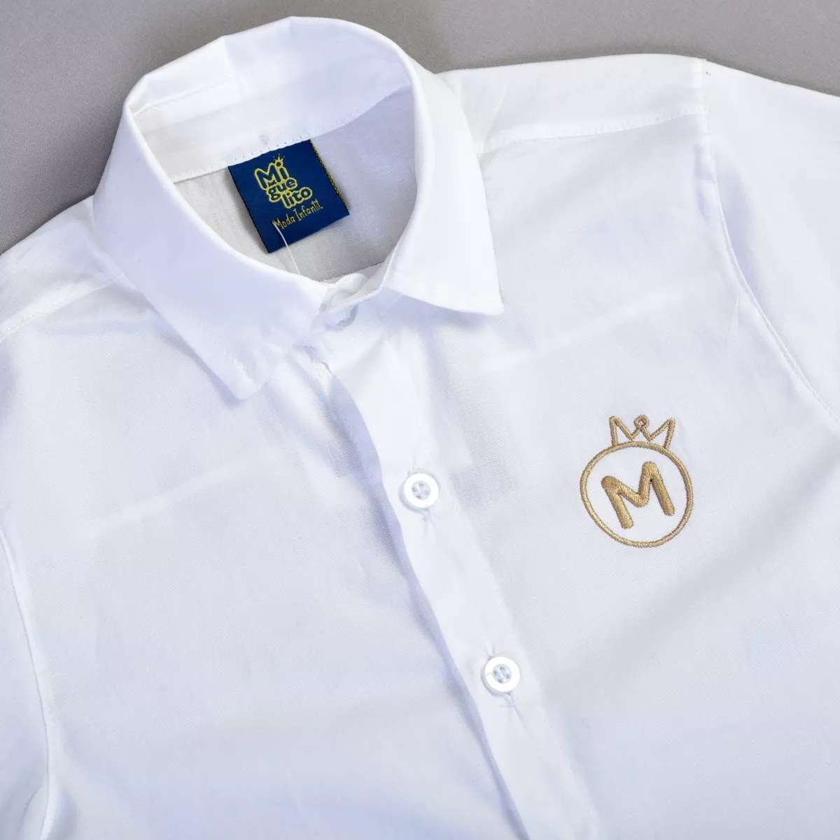 Camisa Luxo Social Personalizada Miguel, Matheus , Matteo (Atacado)