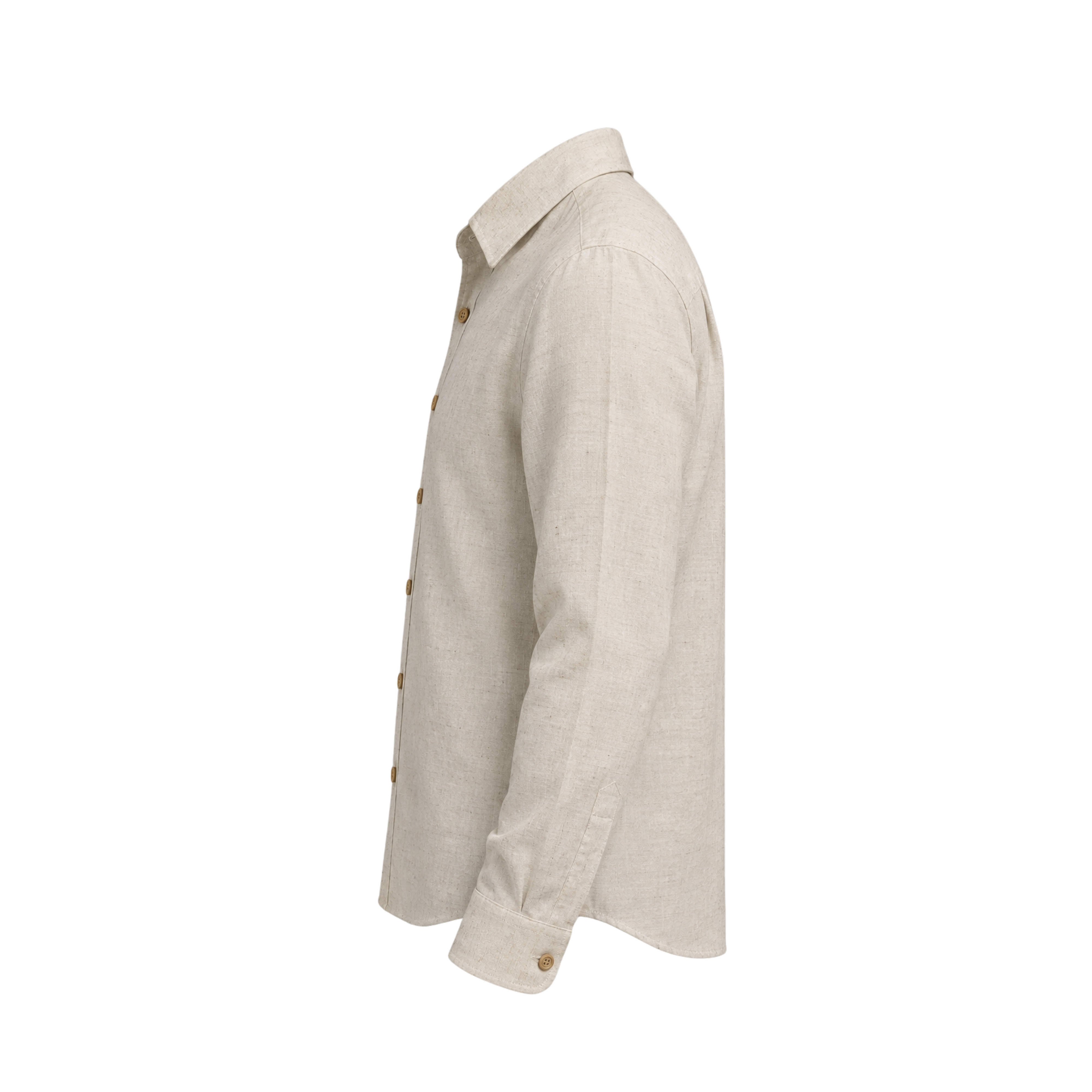 Camisa Linho Manga Longa Premium