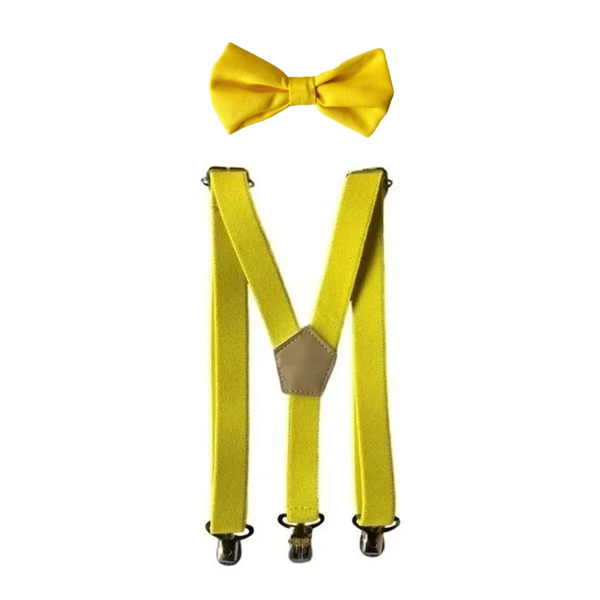 Kit Gravata Borboleta e Suspensório - INFANTIL Várias Cores (Atacado)