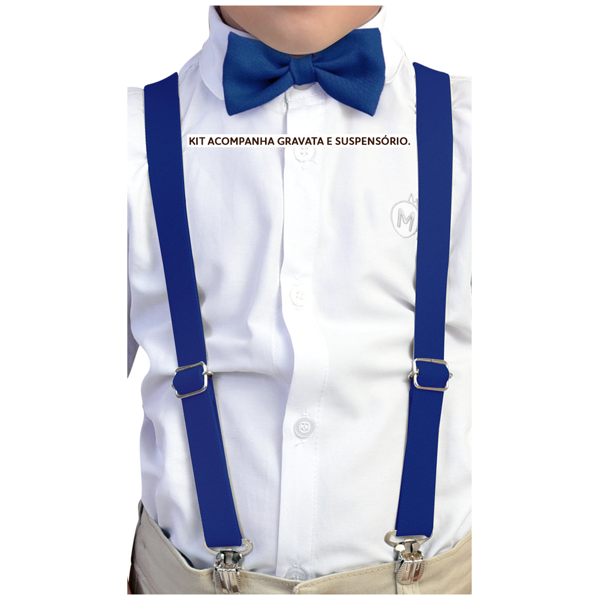 Kit Gravata Borboleta e Suspensório - INFANTIL Várias Cores - Envio Rápido (Atacado)