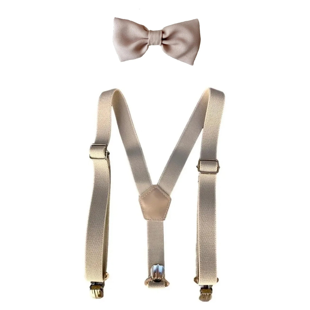 Conjunto Com Suspensório e Camisa Manga Longa Preta