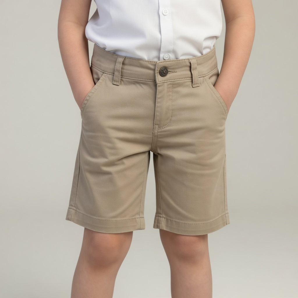 Bermuda Infantil de Sarja com Bolso Faca – P ao 16