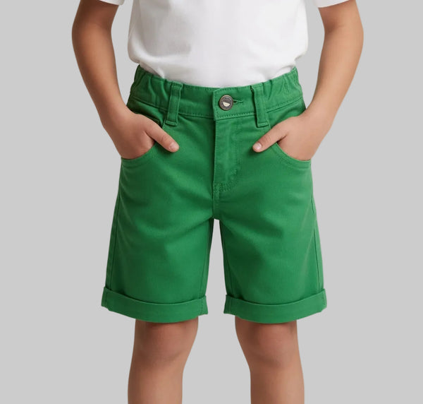 Bermuda Bolso Faca Sarja Infantil - Varias Cores