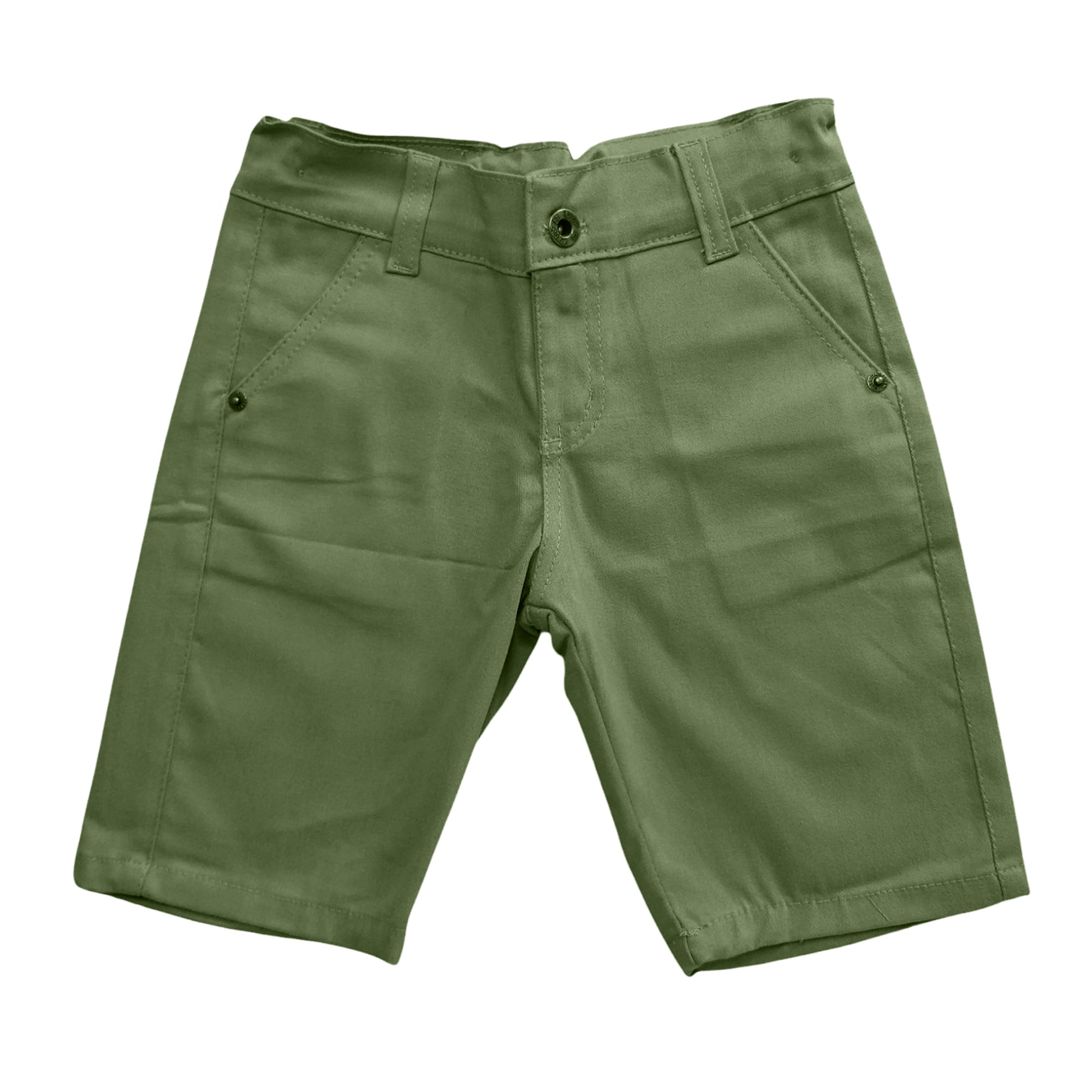 Conjunto Bermuda Verde Oliva Infantil