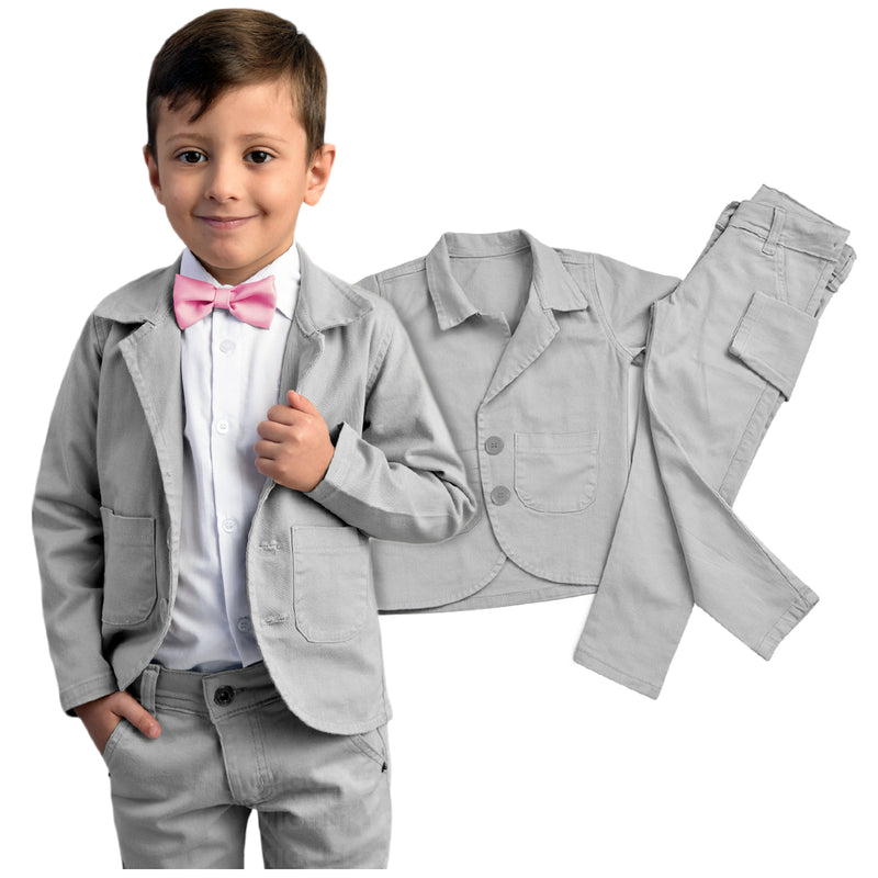 Roupa Infantil Menino Batizado Casamento com Blazer Camisa e Calça