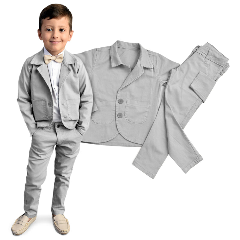 Roupa Infantil Menino Batizado Casamento com Blazer Camisa e Calça