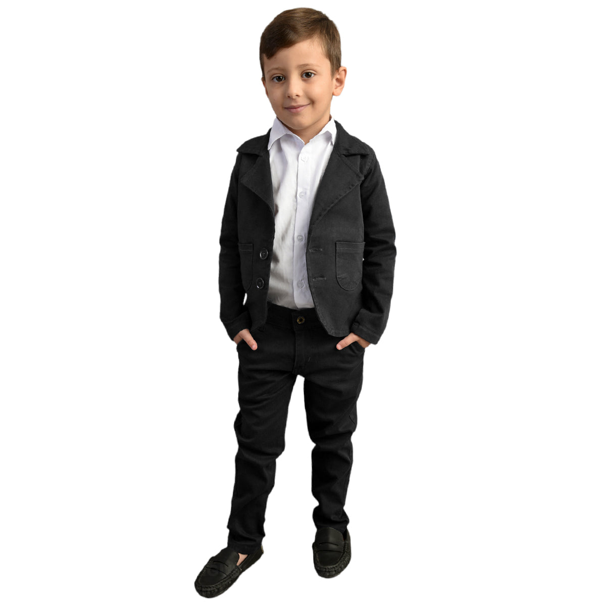 Kit formatura com 2 Peças  Blazer e Calça Sarja Infantil  Várias Cores do 1 ao 16 anos (Atacado)