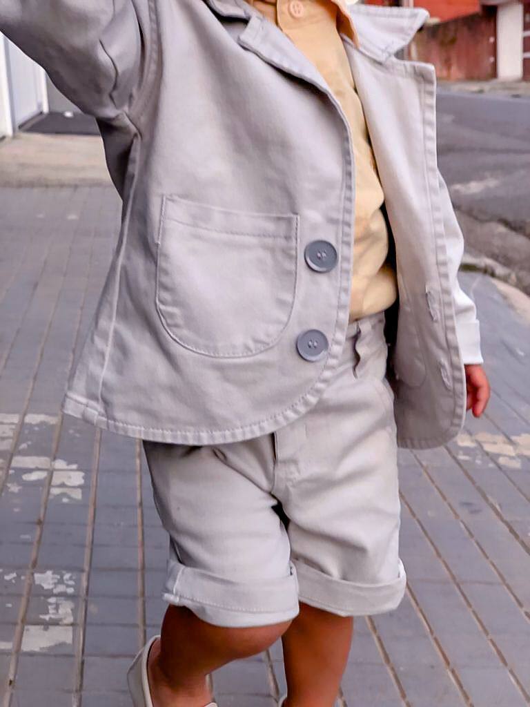 Roupa Infantil Menino Batizado Casamento com Blazer Camisa e Calça