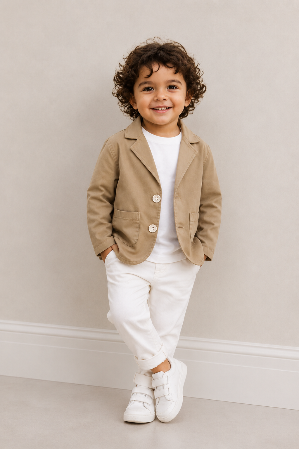Blazer Infantil Masculino Sarja - Envio imediato