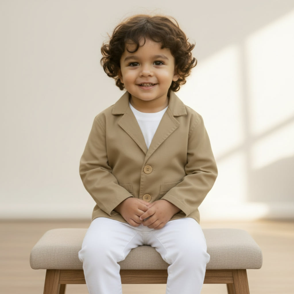 Blazer Infantil Masculino Sarja - Envio imediato