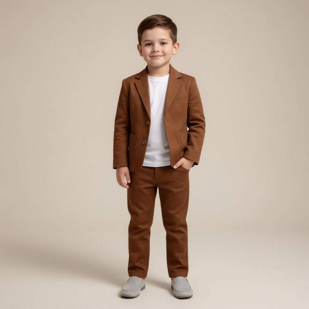Blazer Infantil Masculino Sarja - Envio imediato