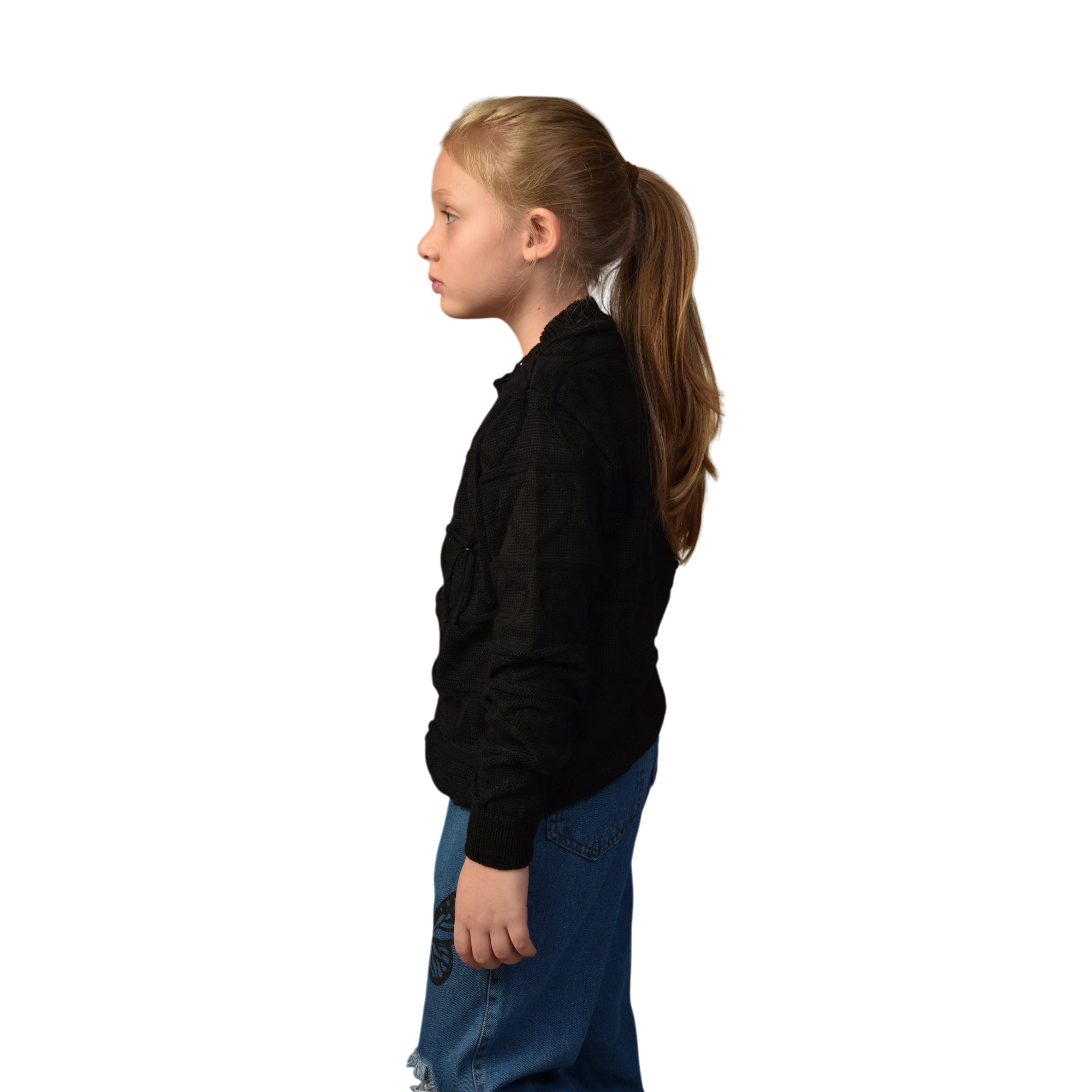 Blusa Sueter Lã Tricô Infantil Meninas Inverno