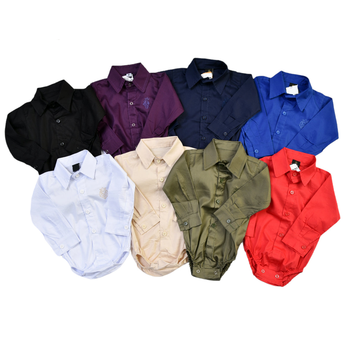 Body Infantil Bebê Menino Manga Longa 0 a 12 meses (Atacado)