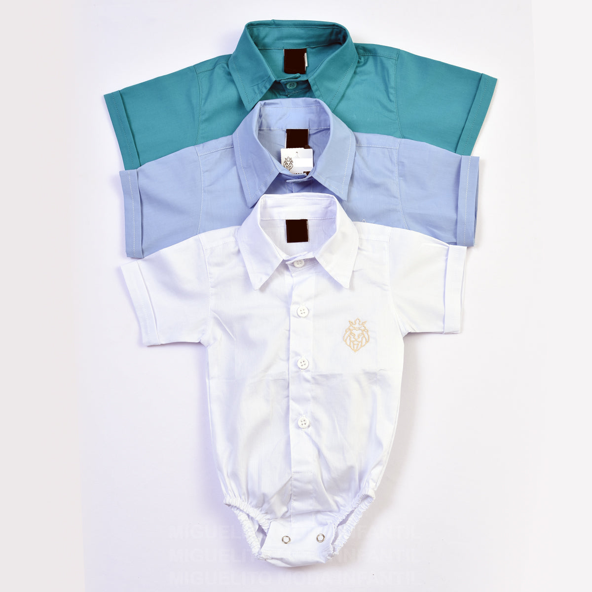 Body algodão Infantil Bebê Menino Manga Curta 0 a 10 meses (Atacado)