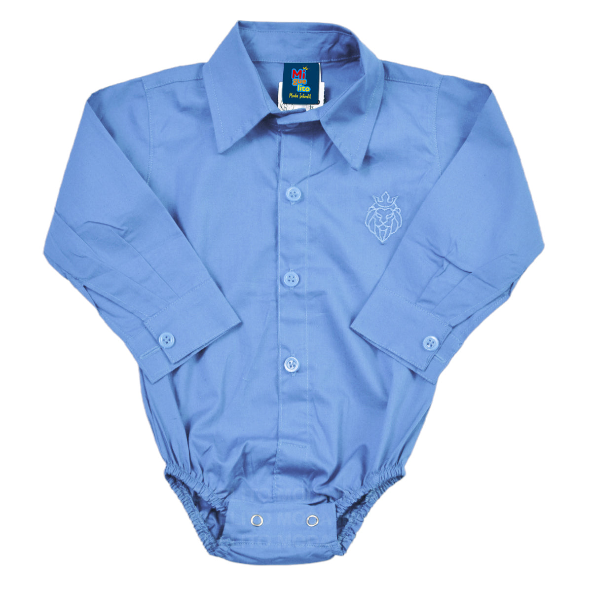 Body Social infantil Manga Longa Batizado Varias cores (Atacado)