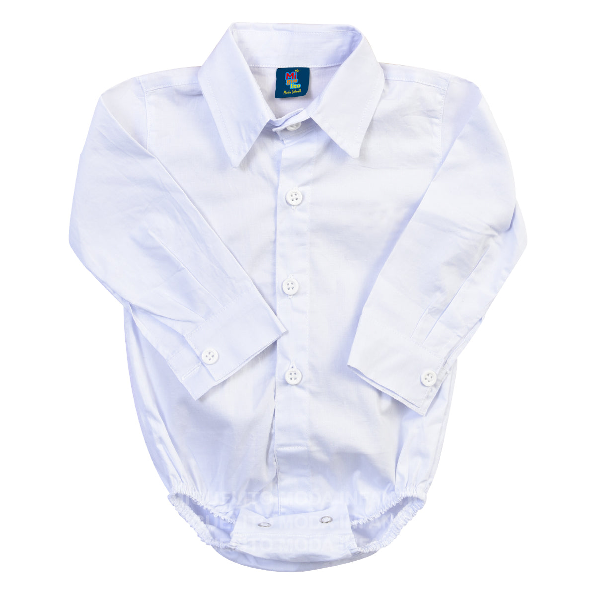 Camisa Social Infantil Algodão Manga Longa / Body Bebê