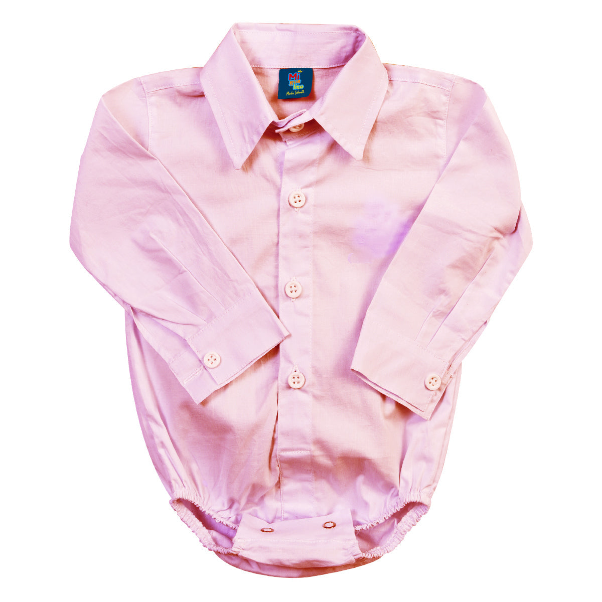 Body Social infantil Manga Longa Batizado Varias cores (Atacado)