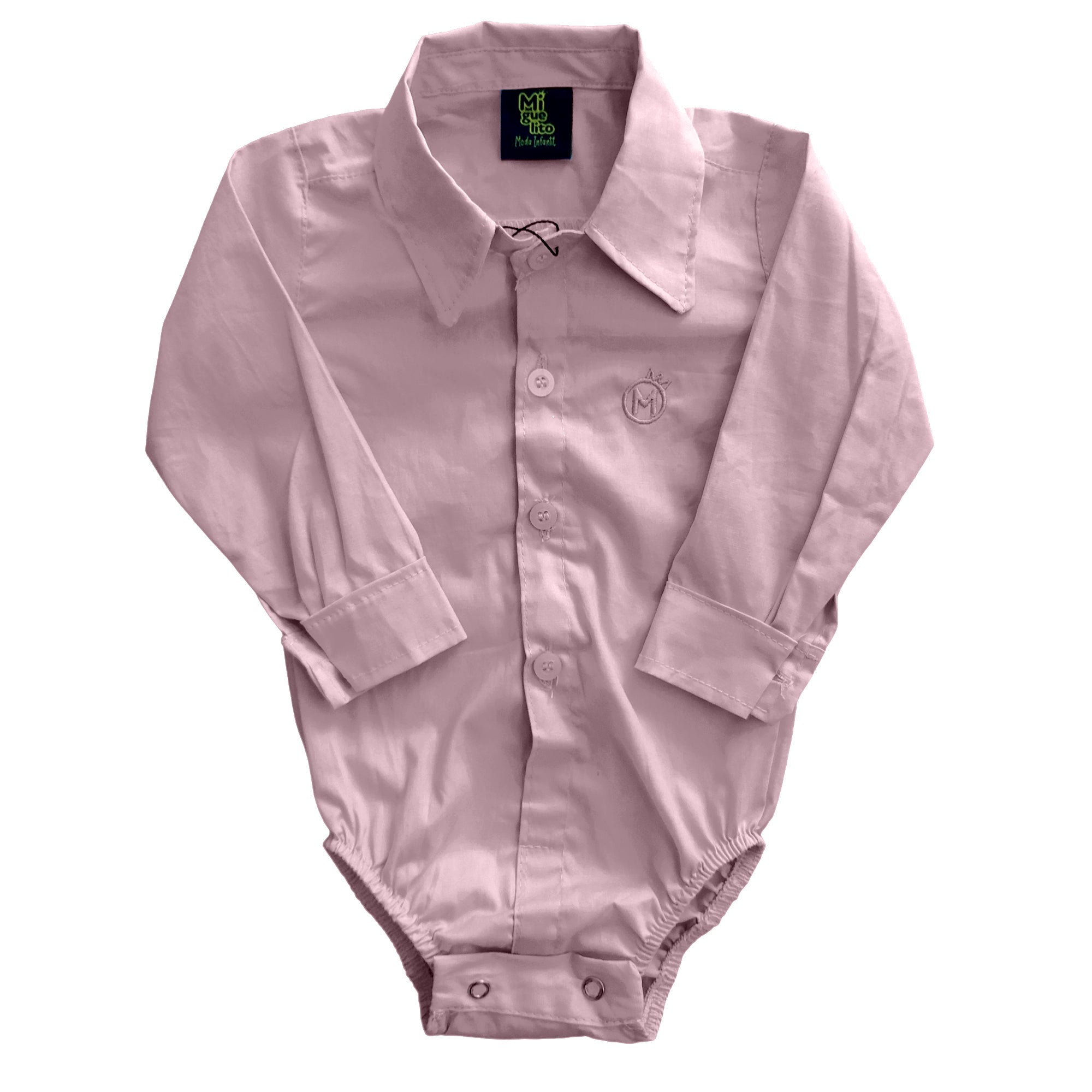 Body Social infantil Manga Longa Batizado Varias cores (Atacado)