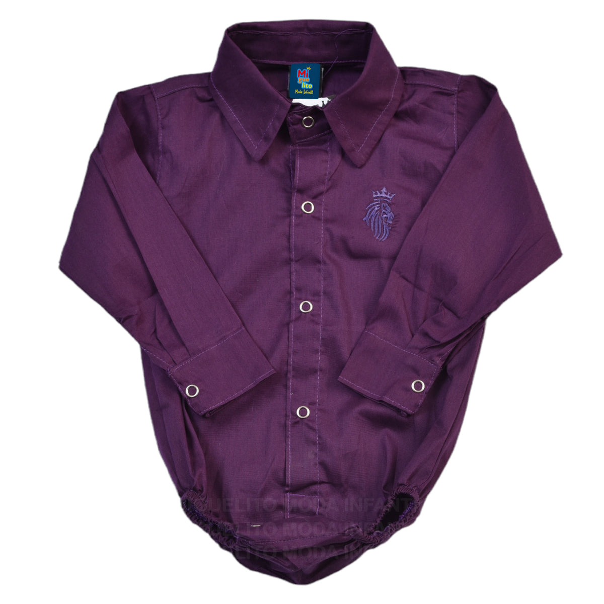 Body Social infantil Manga Longa Batizado Varias cores (Atacado)