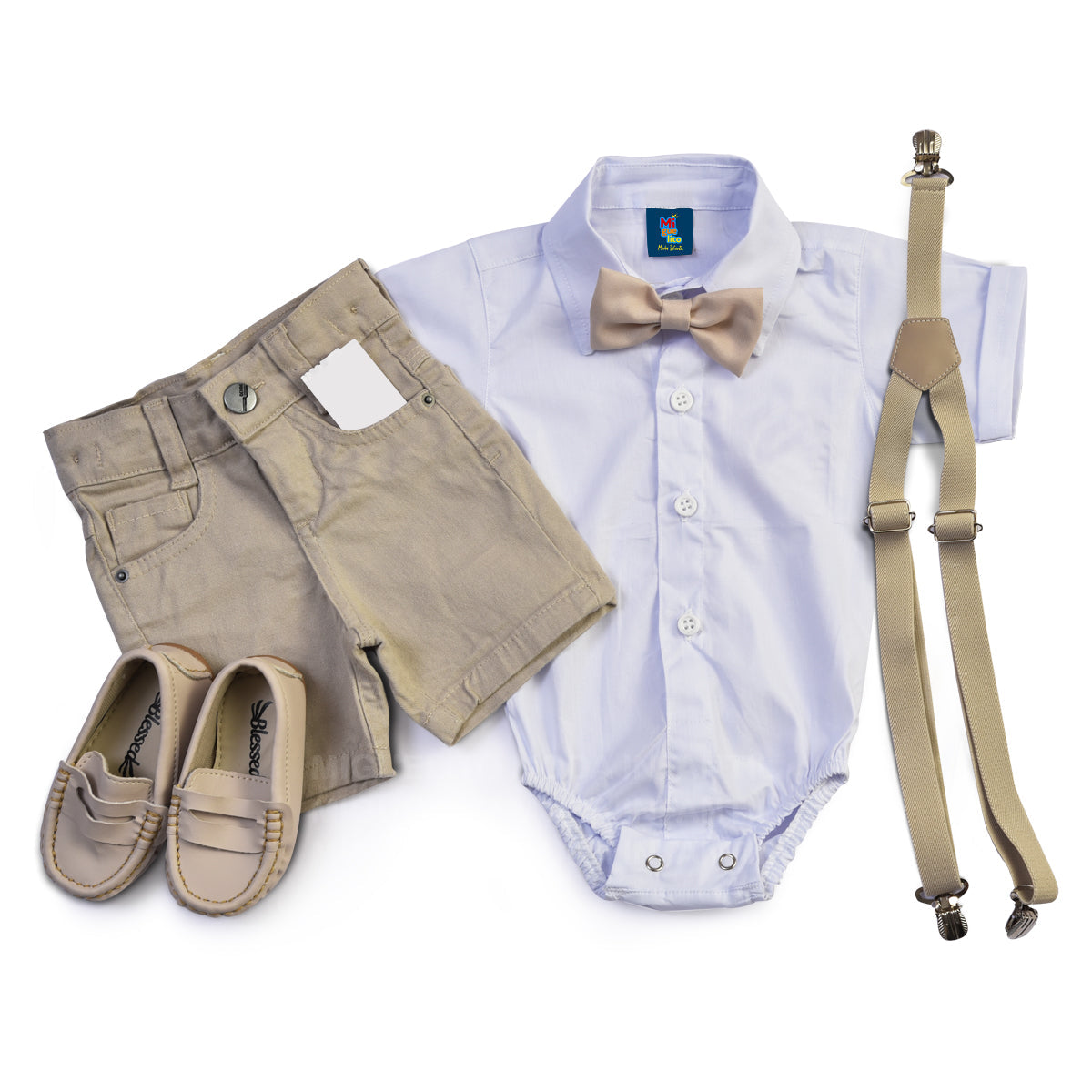 Conjunto De Bebê Menino Batizado Casamento Com Sapato (Atacado)