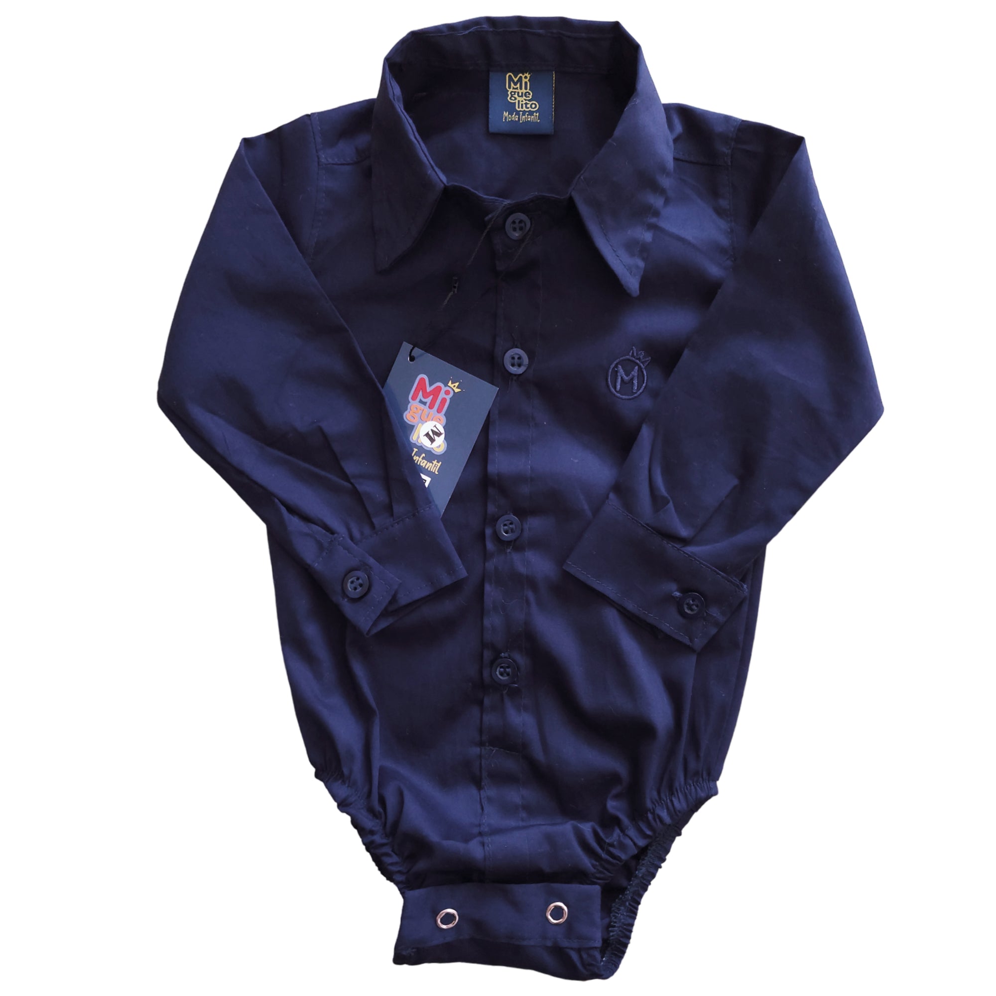 Camisa Social Infantil Algodão Manga Longa / Body Bebê