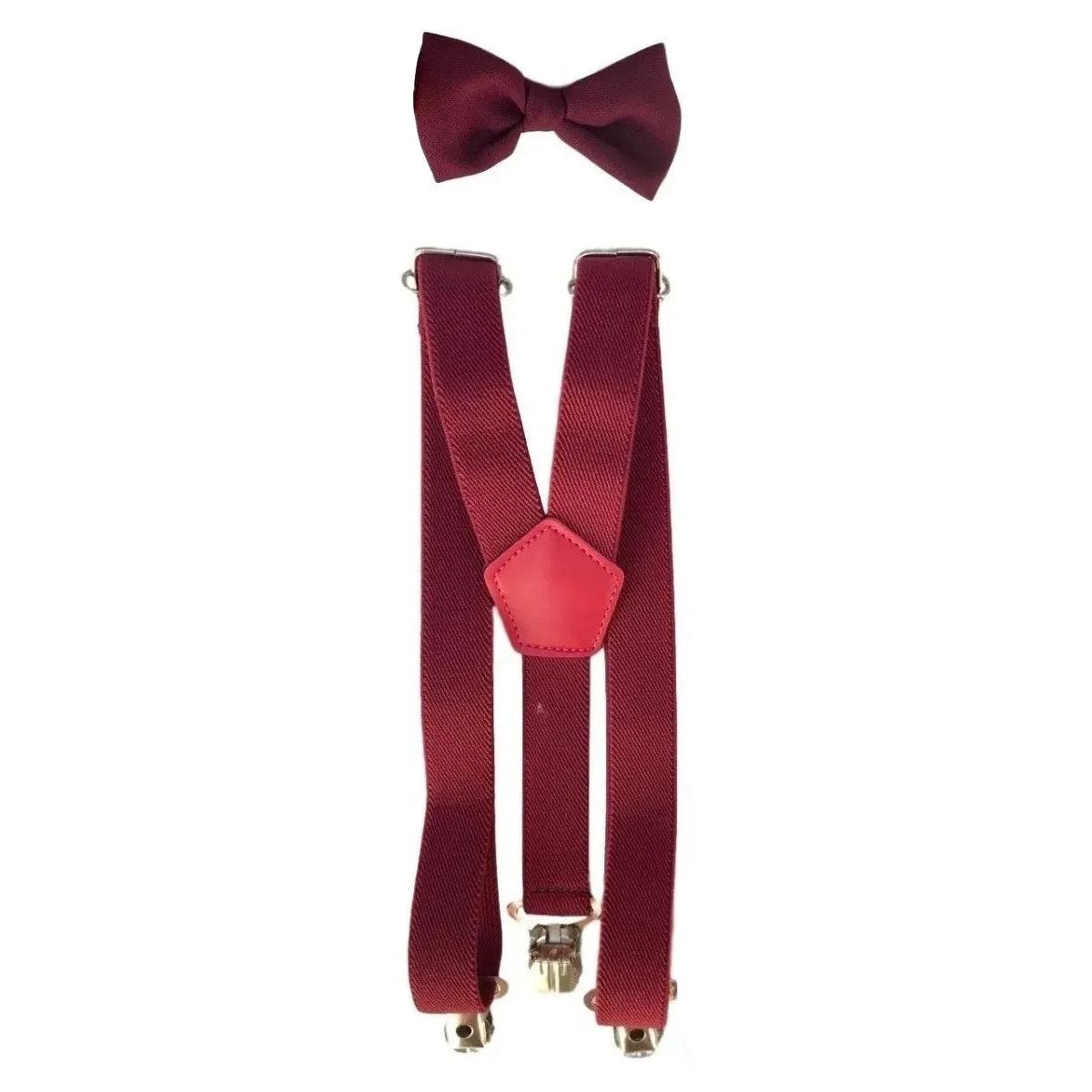 Kit Gravata Borboleta e Suspensório - INFANTIL Várias Cores (Atacado)