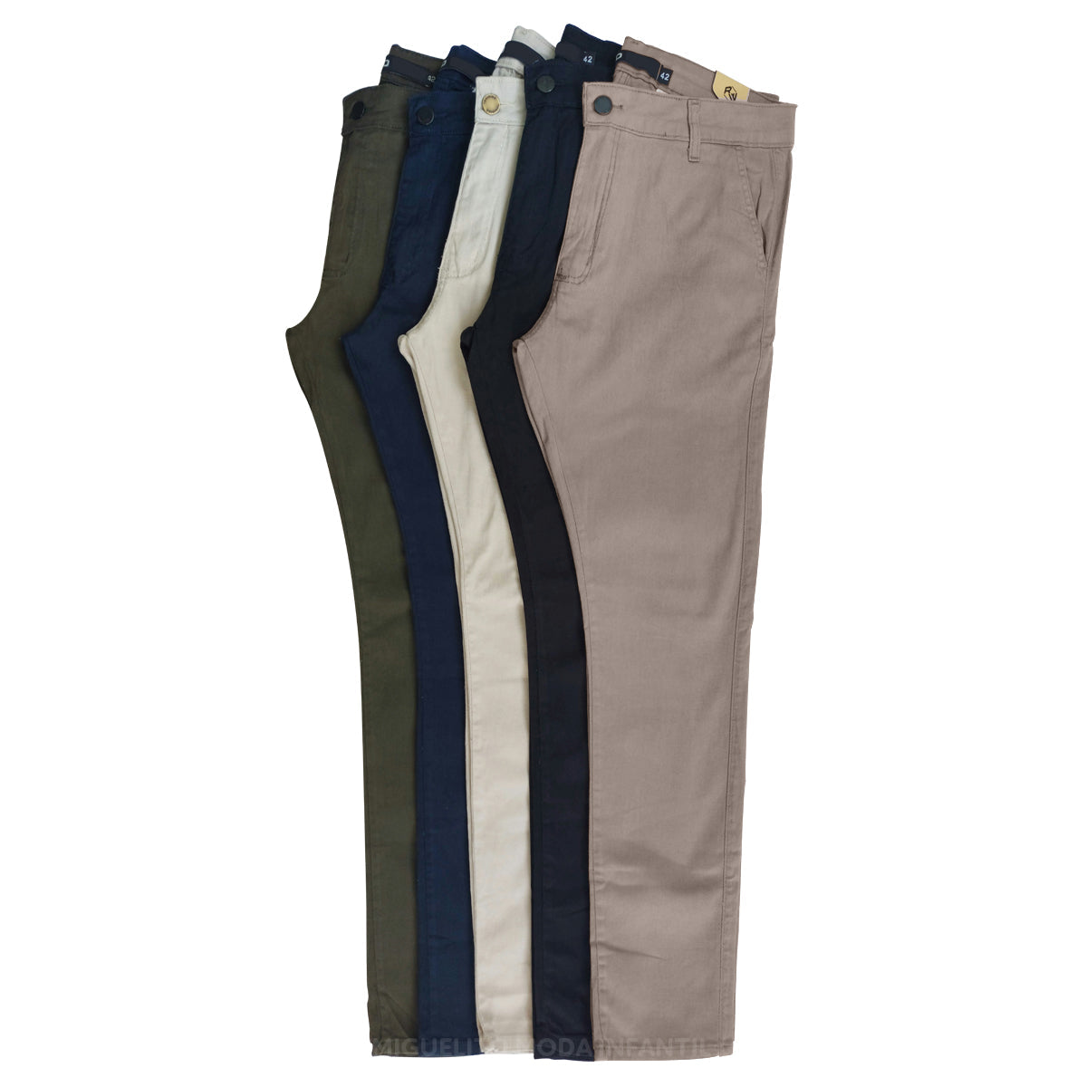 Calça Alfaiataria  Bolso Faca Adulto Esporte Fino - várias cores (Atacado)