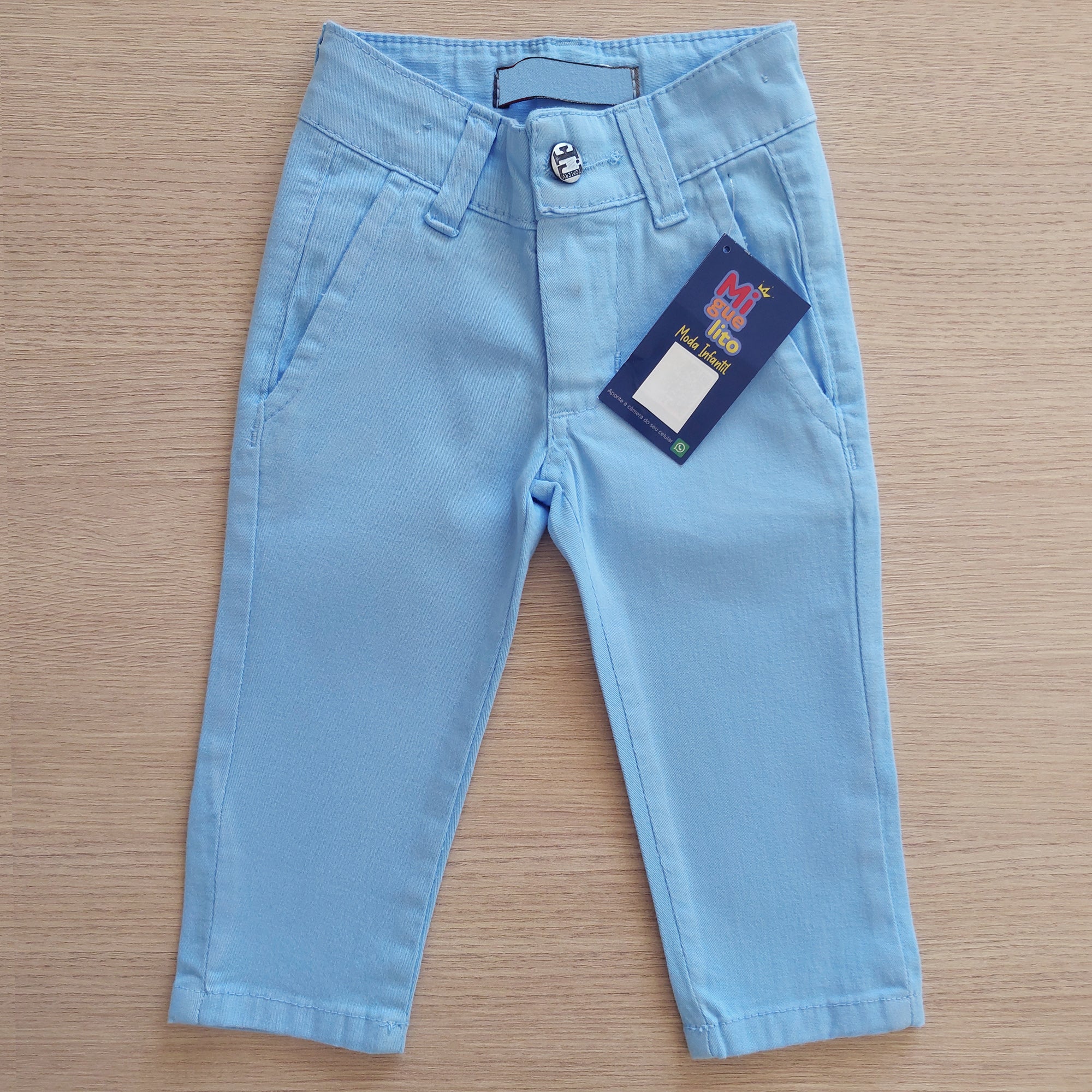 Conjunto Formatura Azul Bebê Manga Longa Infantil e Juvenil P ao 16 anos (Atacado)