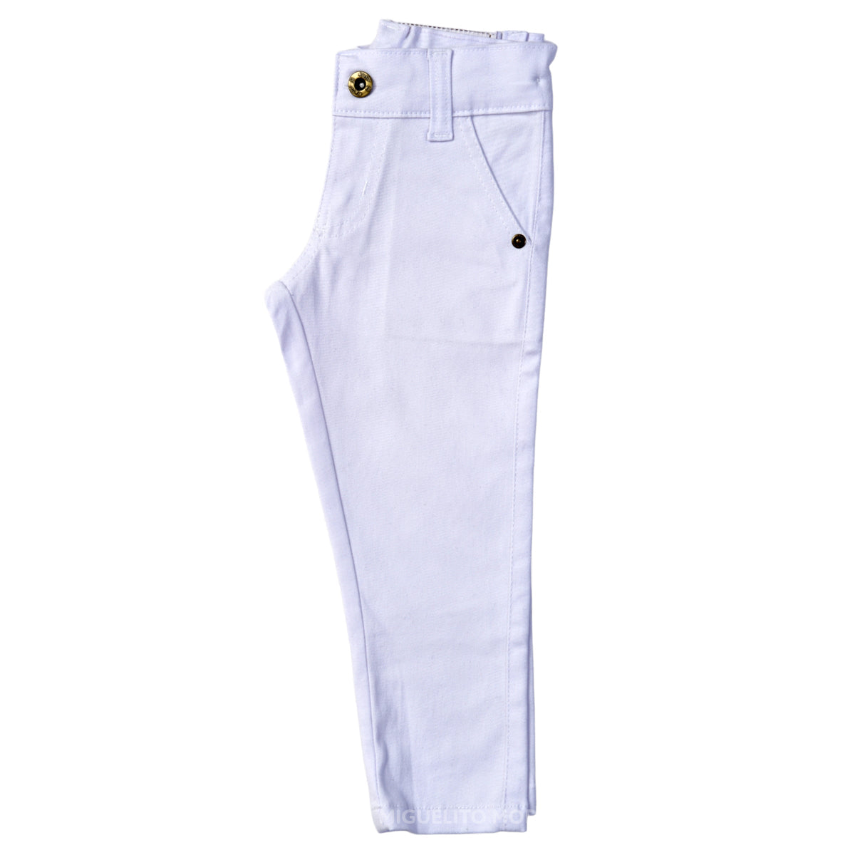 Calça Sarja  Infantil Bolso Faca  Várias Cores P ao 16 anos (Atacado)