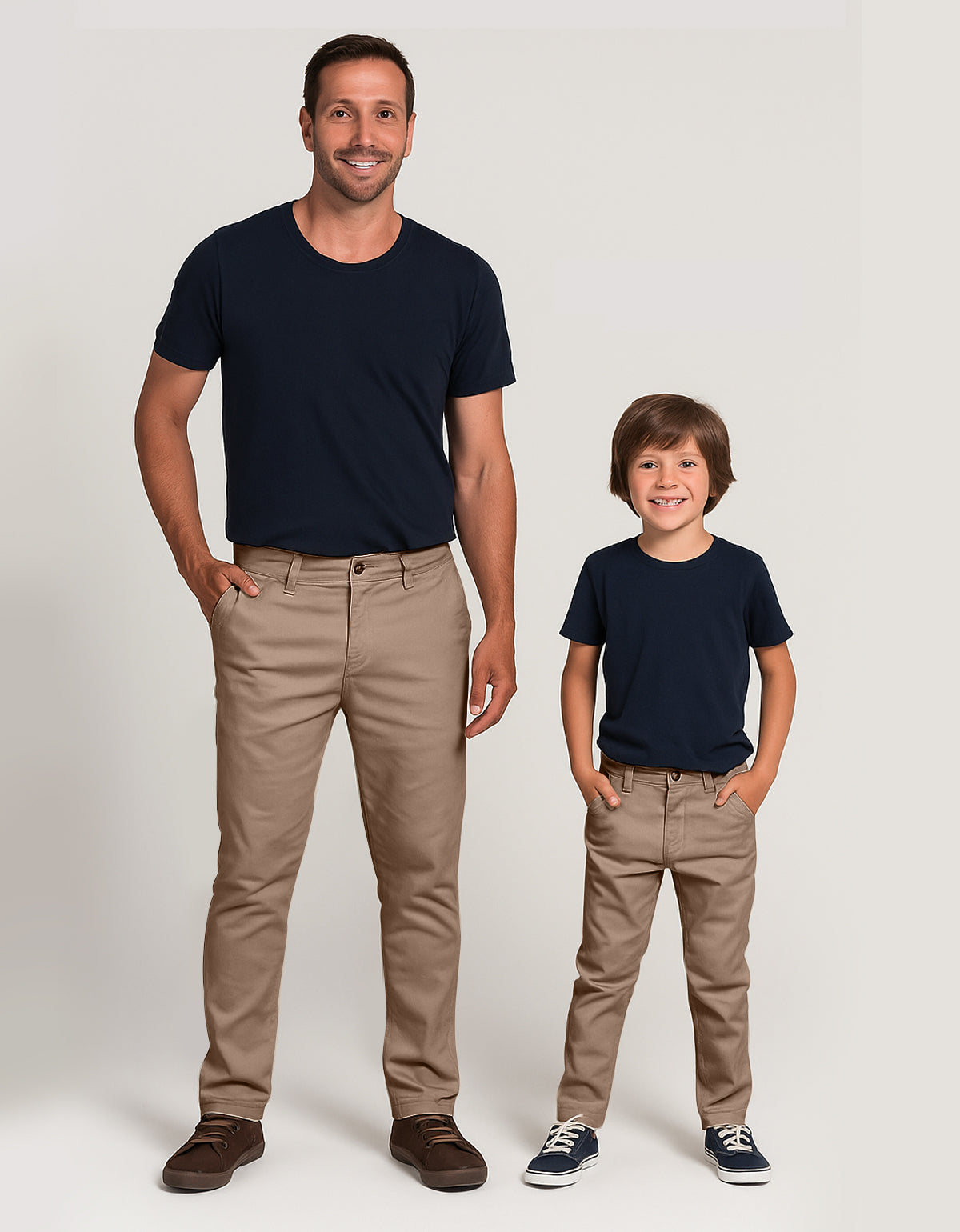 Kit 2 Calças Tal Pai, Tal Filho  Estilo E Conexão Várias Cores 38 ao 46