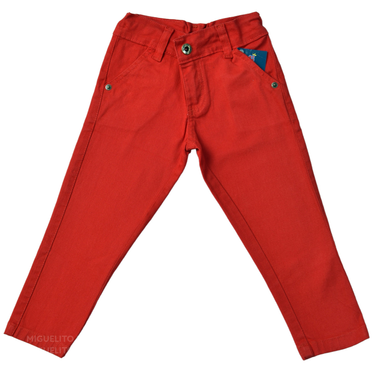 Calça Sarja  Infantil Bolso Faca  Várias Cores P ao 16 anos (Atacado)