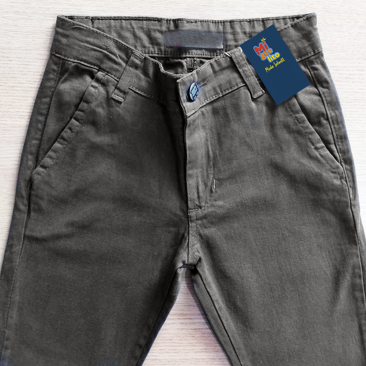 Conjunto Social 4 peças Chumbo 1 ao 16 anos (Atacado)