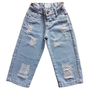Calça Infantil Wid Leg Jeans Feminina Envio Já (cópia) (Atacado)