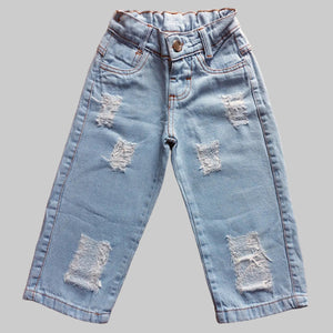 Calça Infantil Wid Leg Jeans Feminina Envio Já