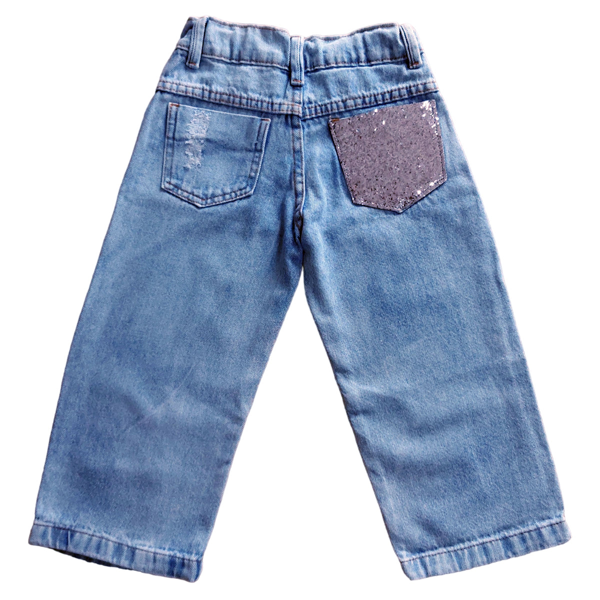 Calça Infantil Wid Leg Jeans Feminina Envio Já (cópia) (Atacado)