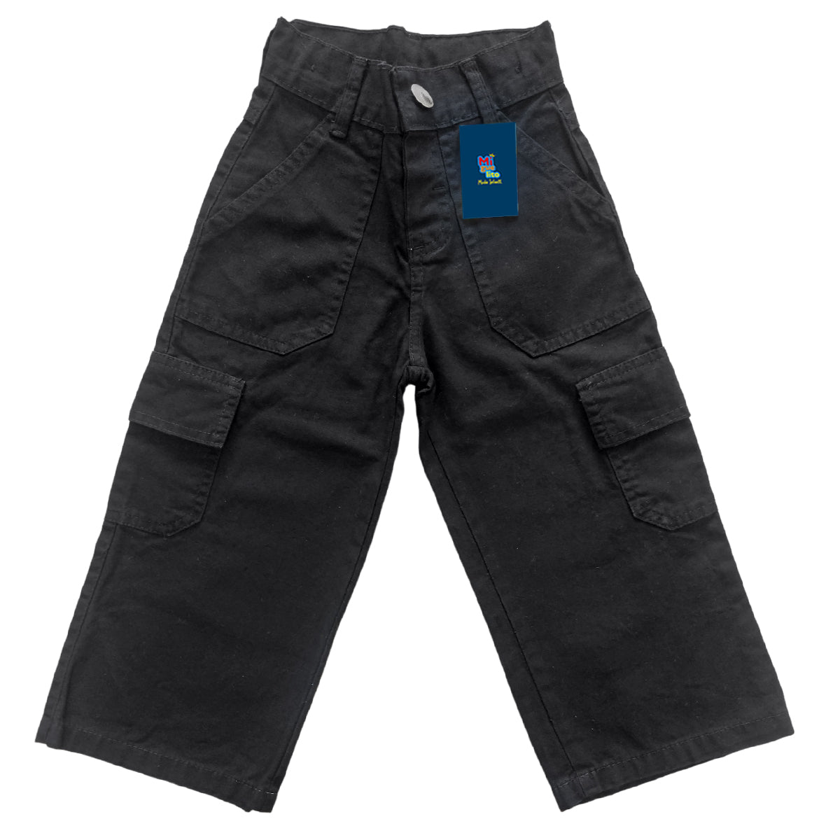 Calça Sarja Pantalona Wide Leg Feminina Infantil Menina (Atacado)